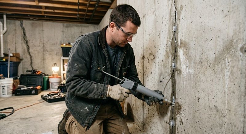 Basement Crack Repair in Neptune, NJ