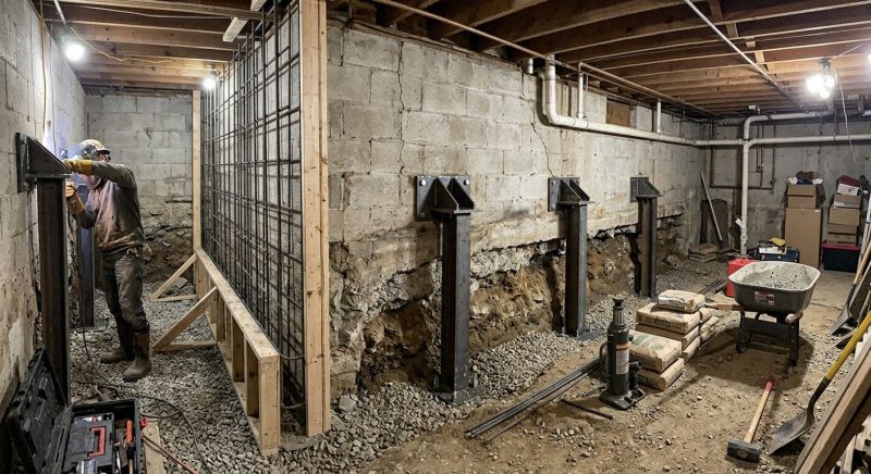 Basement Stabilization in Neptune, NJ