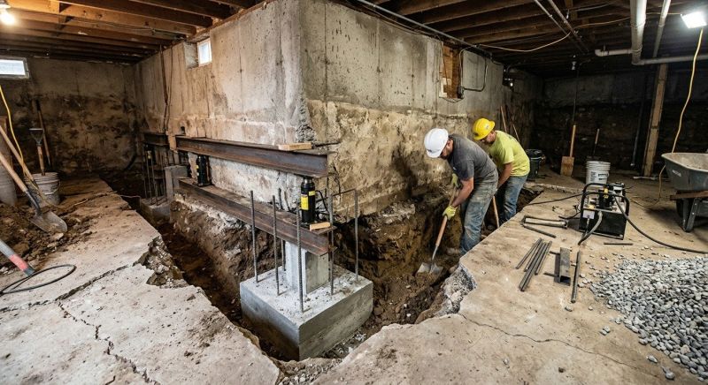 Basement Underpinning in Neptune, NJ