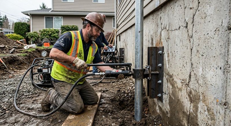 Concrete Foundation Leveling in Toms River, NJ
