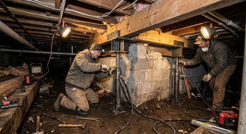 Concrete Foundation Repair in Cream Ridge, NJ