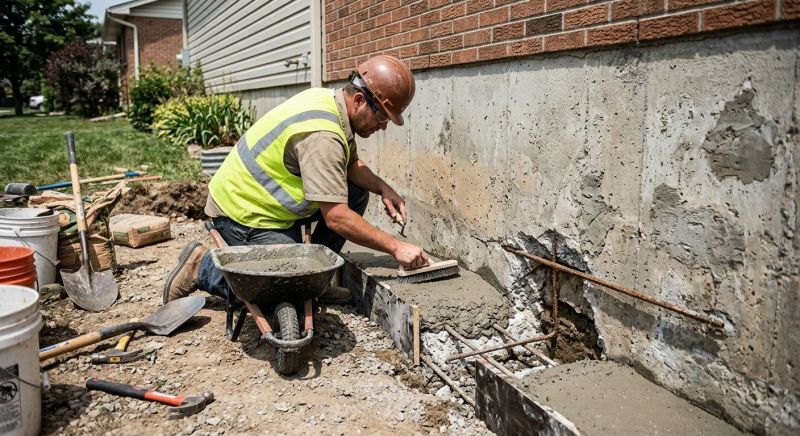 Concrete Foundation Repair in Millstone Township, NJ