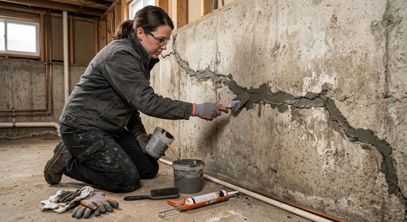 Cracked Basement Floor Repair in Neptune, NJ