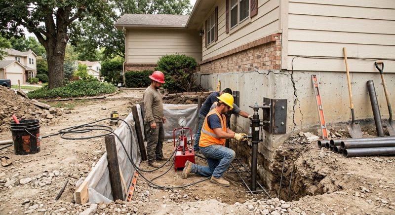 Cracked Foundation Repair in Long Branch, NJ