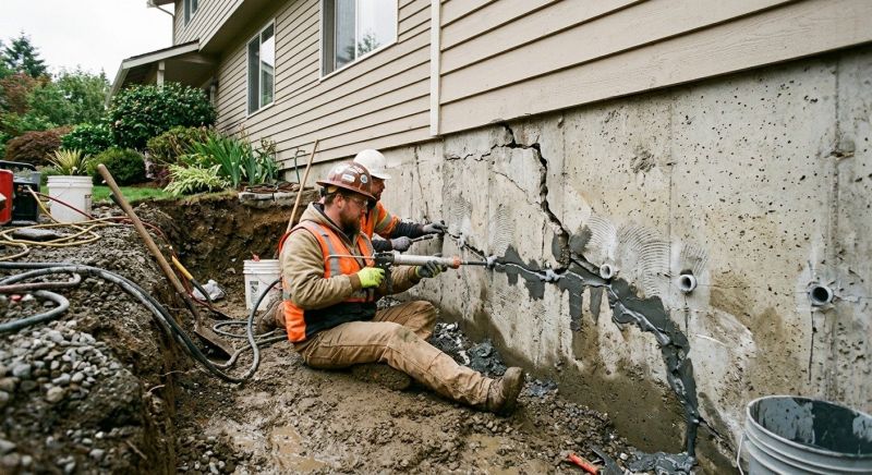 Cracked Foundation Repair in Rumson, NJ