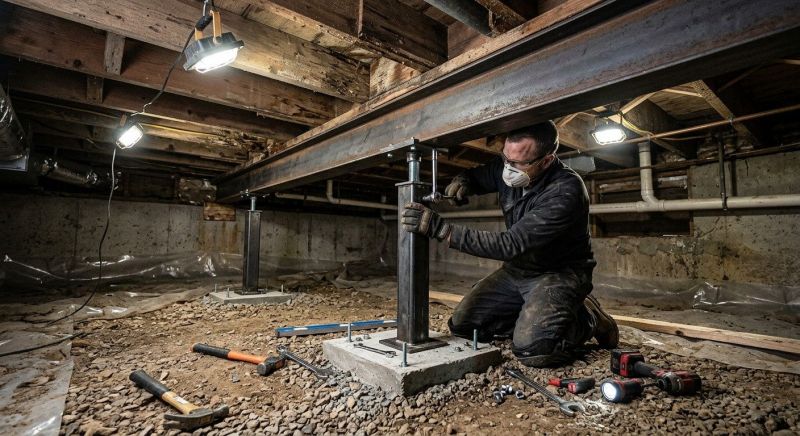 Crawlspace Structural Repair in Neptune, NJ