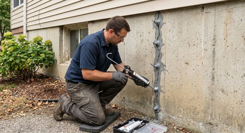 Foundation Crack Sealing in Neptune, NJ