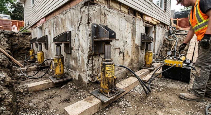 Foundation Jacking in Long Branch, NJ