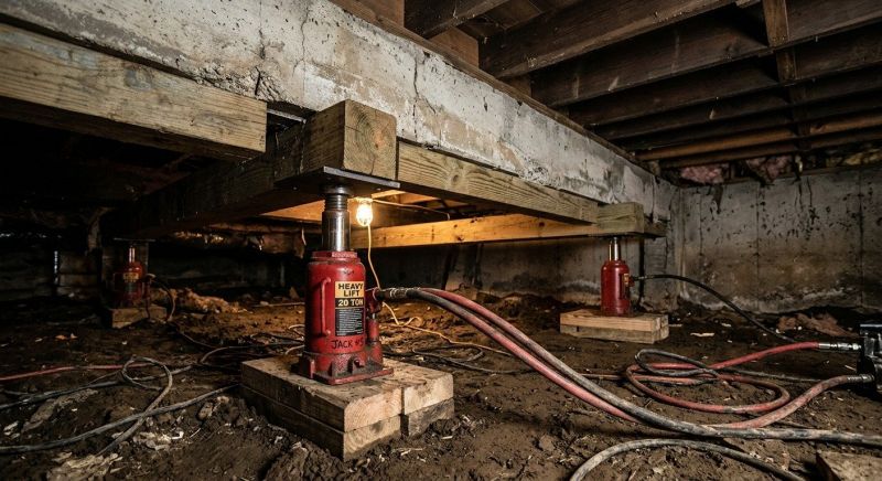 Foundation Jacking in Monroe Township, NJ