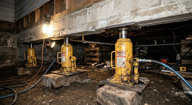 Foundation Jacking in Perth Amboy, NJ