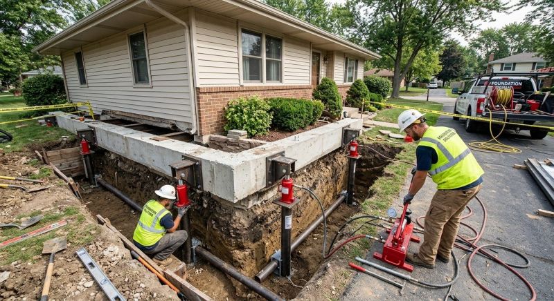 Foundation Jacking in Rumson, NJ