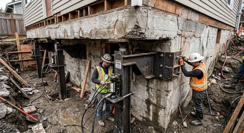 Foundation Lifting in Manasquan, NJ