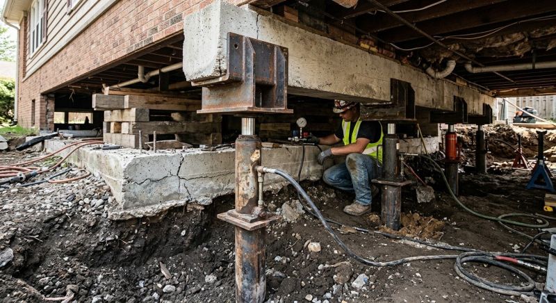 Foundation Lifting in Matawan, NJ
