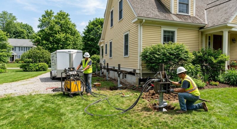 Foundation Lifting in Middletown, NJ