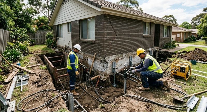 Foundation Stabilizing in Brielle, NJ