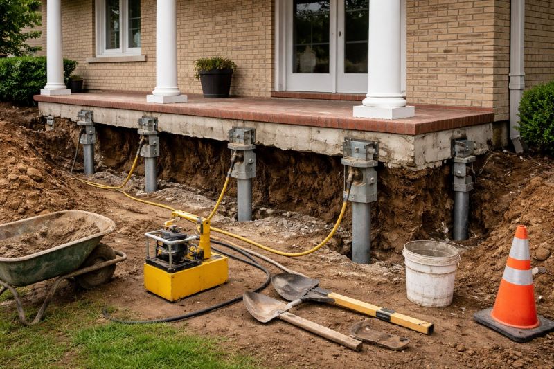 Foundation Stabilizing in Hightstown, NJ