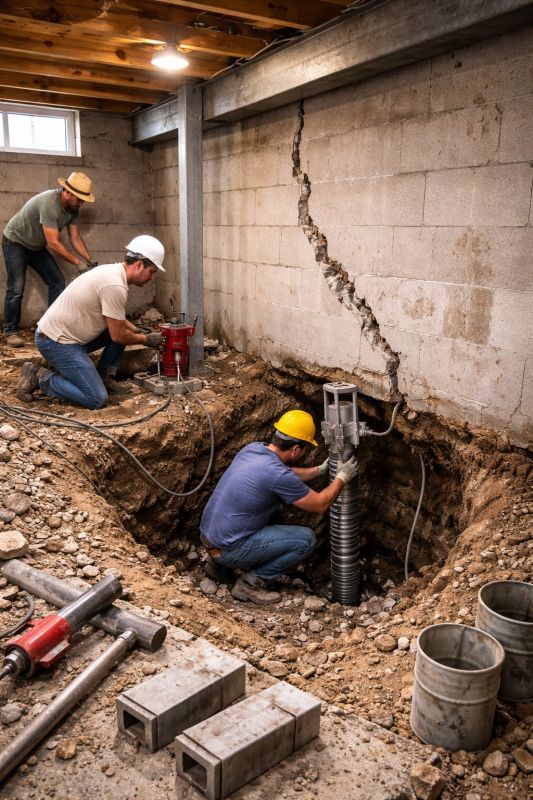 Foundation Structural Repair in Seaside Park, NJ