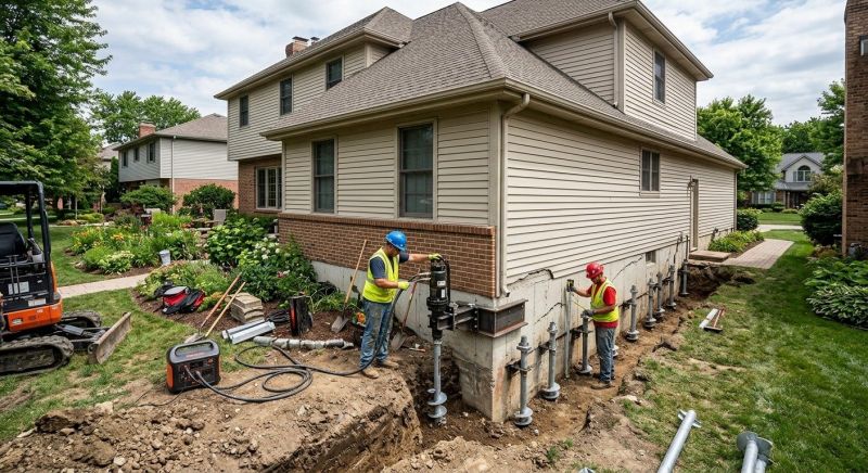 Helical Pile Installation in Neptune, NJ