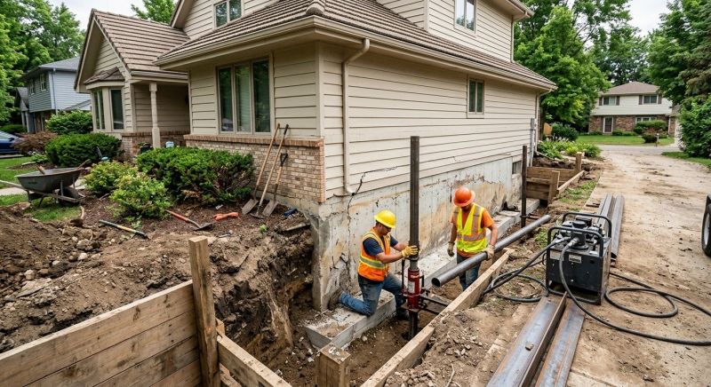 House Foundation Repair in Marlboro, NJ