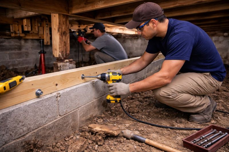 House Foundation Repair in West Long Branch, NJ
