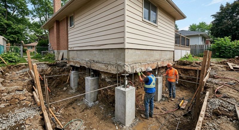 House Underpinning in Neptune, NJ