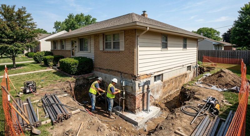 House Underpinning in Neptune, NJ