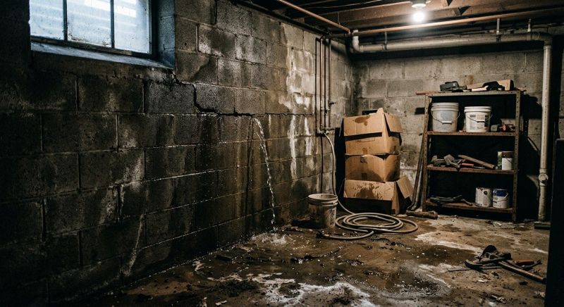Leaking Foundation Repair in Neptune, NJ