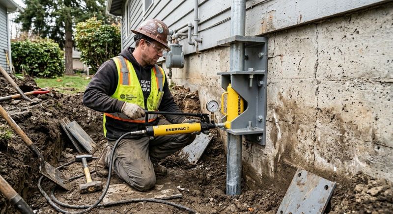 Settling Foundation Service in New Egypt, NJ