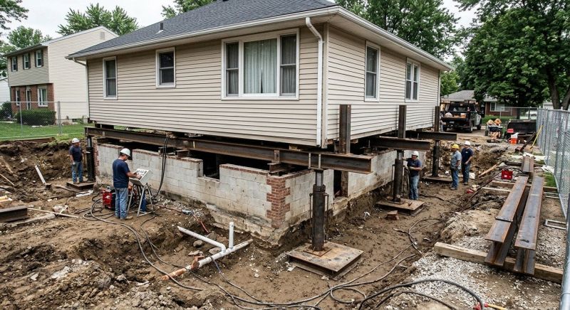 Sinking Foundation Lifting in Neptune, NJ