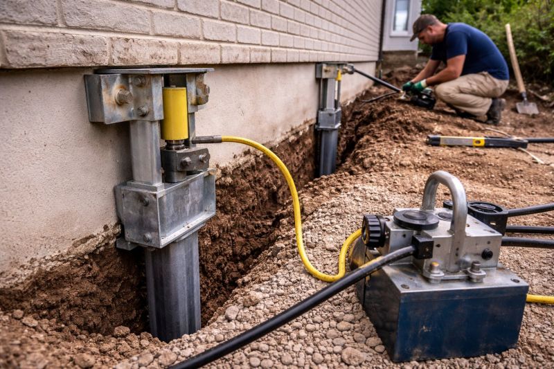 Sinking Foundation Repair in Hazlet, NJ