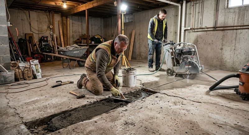 Slab Foundation Repair in Neptune, NJ